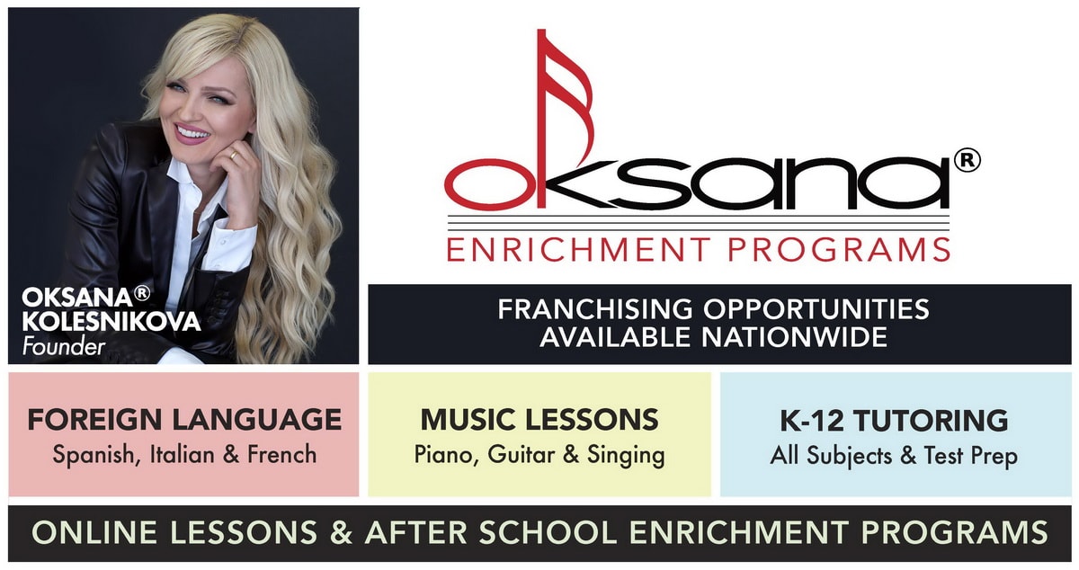Oksana Enrichment Franchising Banner Oksana Enrichment Franchising Banner